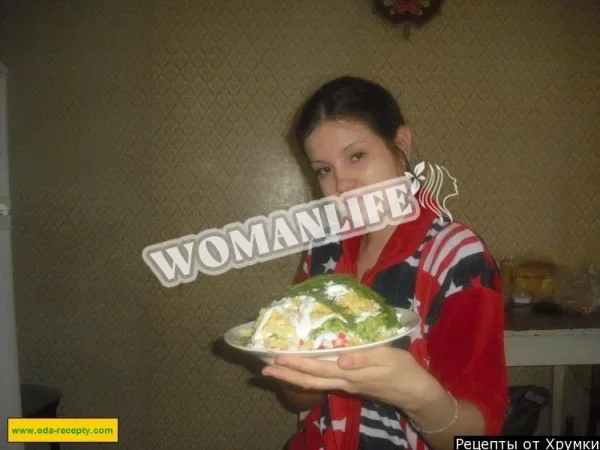 Крабовий салат шарами з сиру і помідорів