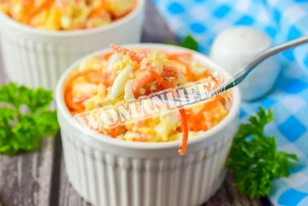Морквяно-сирний салат по-корейськи