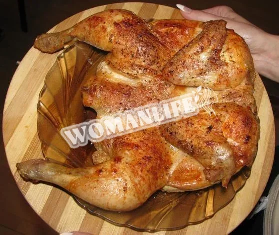 Курка гриль в духовці