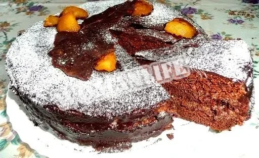 Домашній шоколадний торт «Замок».