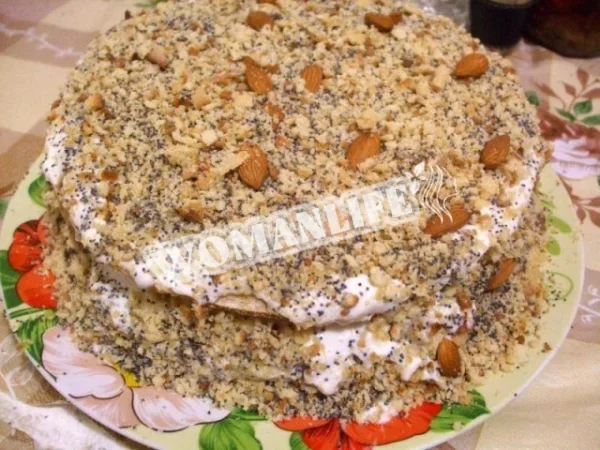 Легкий торт Рижик з медом
