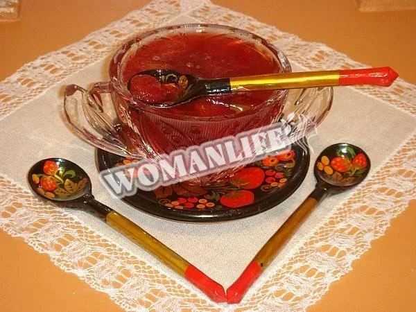 Варення з журавлини з горіхами