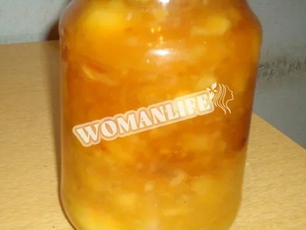 Яблучне варення часточками