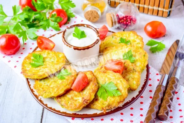 Прості котлети з кабачків на сковороді