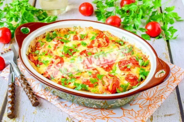 Курка по-французьки в духовці