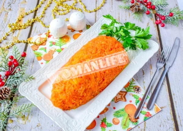 Морквяний салат з тунцем