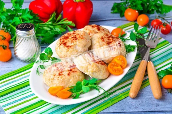 Котлети ПП з курячого фаршу в духовці