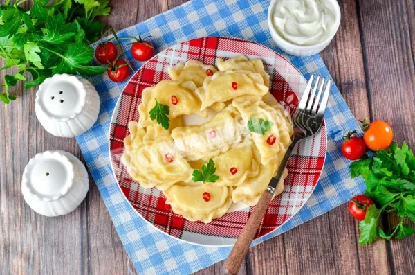 Вареники без яєць