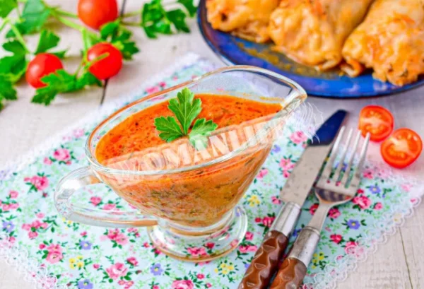 Соус для голубців