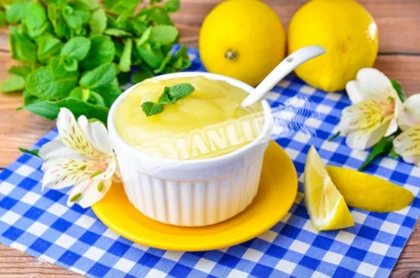 Лимонно-яєчний десерт