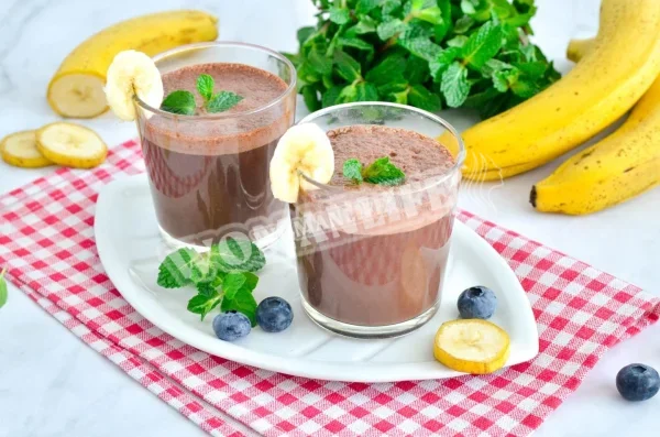Какао з бананом