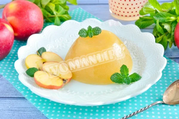 Яблучне желе з желатином