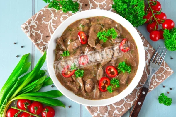 Соус з яловичої печінки