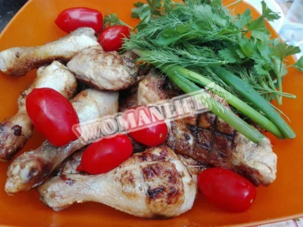 Курка гриль в пряному маринаді