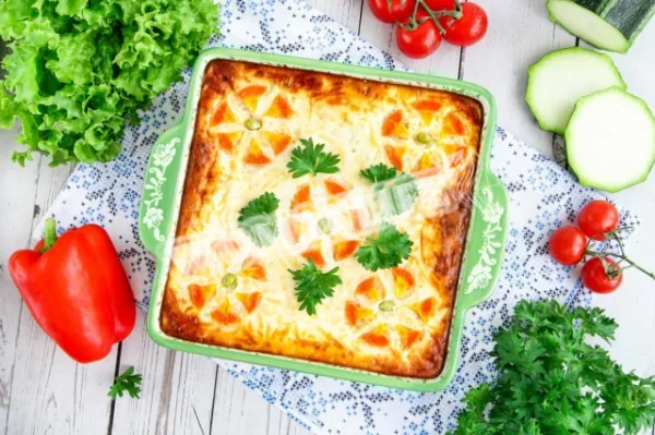 Кабачки з рисом в духовці