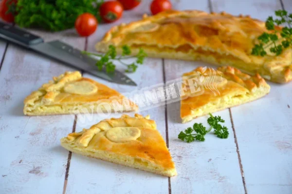 Дріжджовий пиріг з сиром
