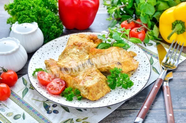 Філе індички в духовці у фользі