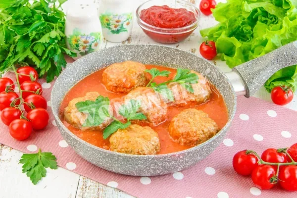 Підлива для котлет з томатною пастою