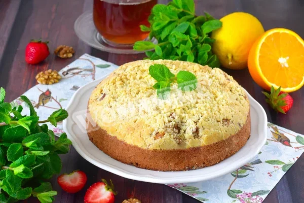 Пісний морквяний пиріг