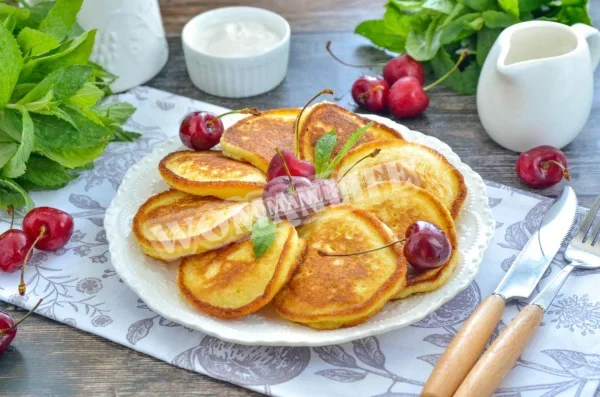Млинці з манкою на кефірі