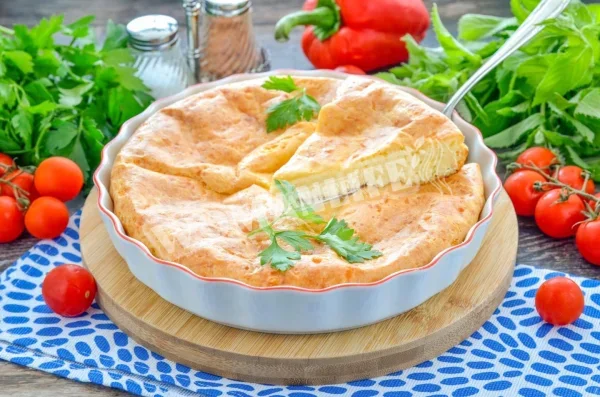 Ліниві хачапурі з сиром в духовці
