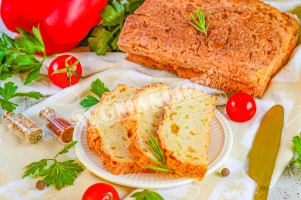 Кабачковий хліб з цукіні та сиру