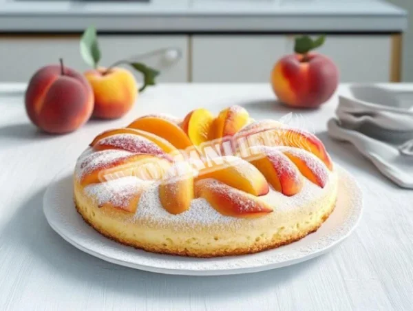 Шарлотка з нектаринами