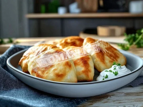 Пиріжки зі сметаною, смажені на сковороді
