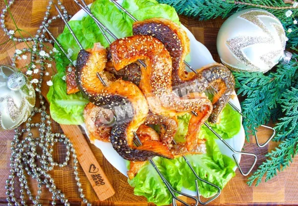 Шашлик кушияки - риба змійка в духовці