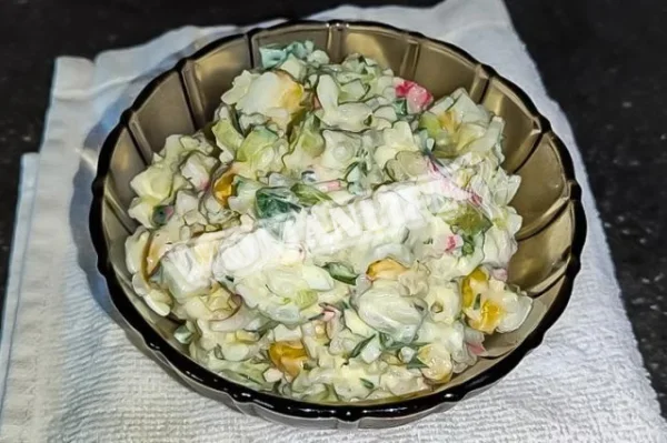 Салат з крабових паличок