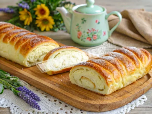 Дріжджовий рулет з сиром