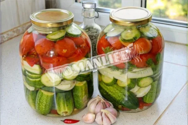 Кабачки, огірки, помідори на зиму