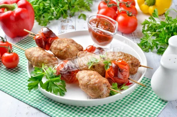 Шашлик з фаршу