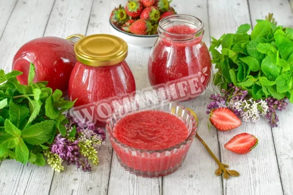 Домашній густий конфітюр з полуниці на агар-агар на зиму