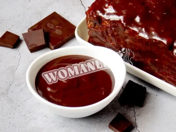 Шоколадна глазур для шоколадного торта