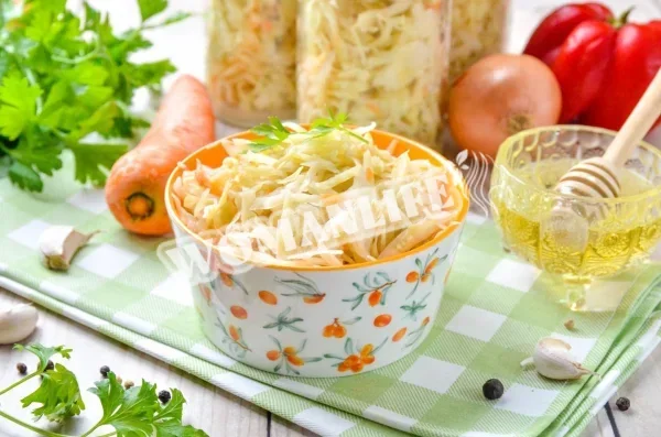 Квашена капуста з медом
