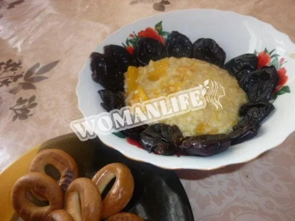 Каша пісна з гарбузом