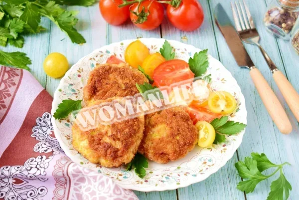Курячі котлети з цукіні