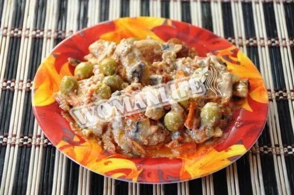 Курка з оливками