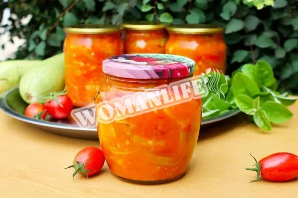 Лечо кабачки помідори перець на зиму