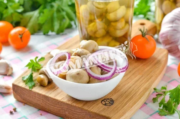 Смачні домашні мариновані печериці