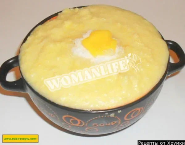 Пшоно з молоком і маслом