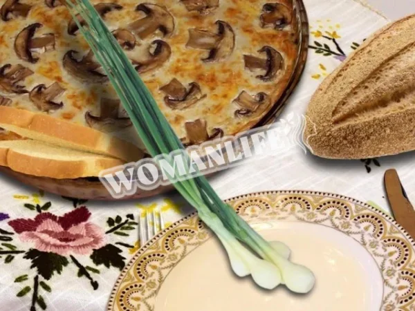 Крем-суп з м'ясом і грибами