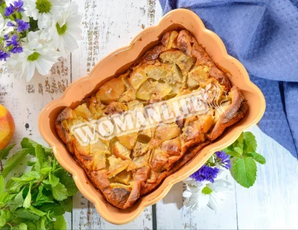 Яблучна запіканка в духовці