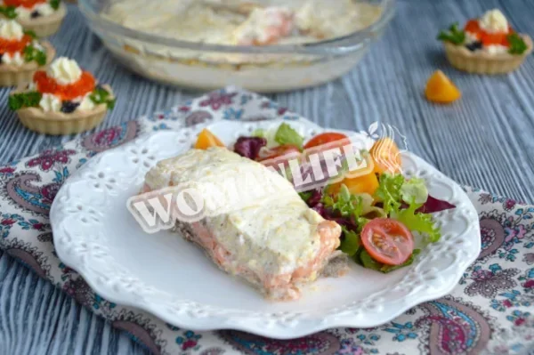 Форель у вершковому соусі