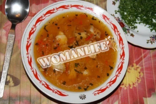 Харчо зі свинини з пшоном