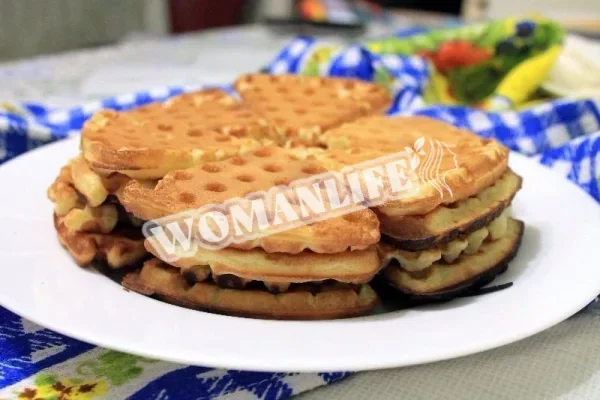М'які вафлі в газовій вафельниці