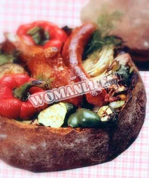 Фарширований коровай