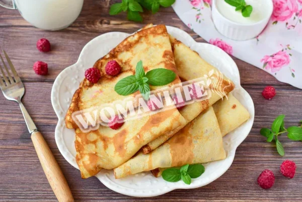Звичайні млинці з 1 яйцем