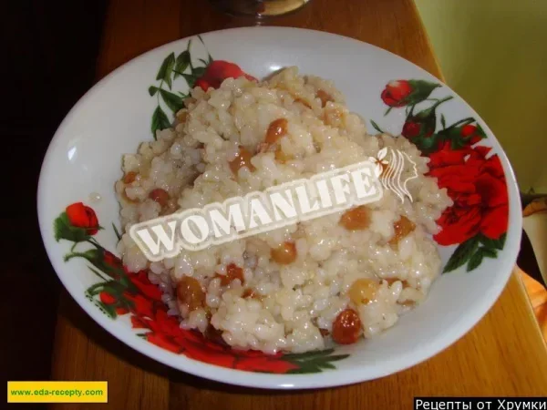 Рисова кутя з родзинками